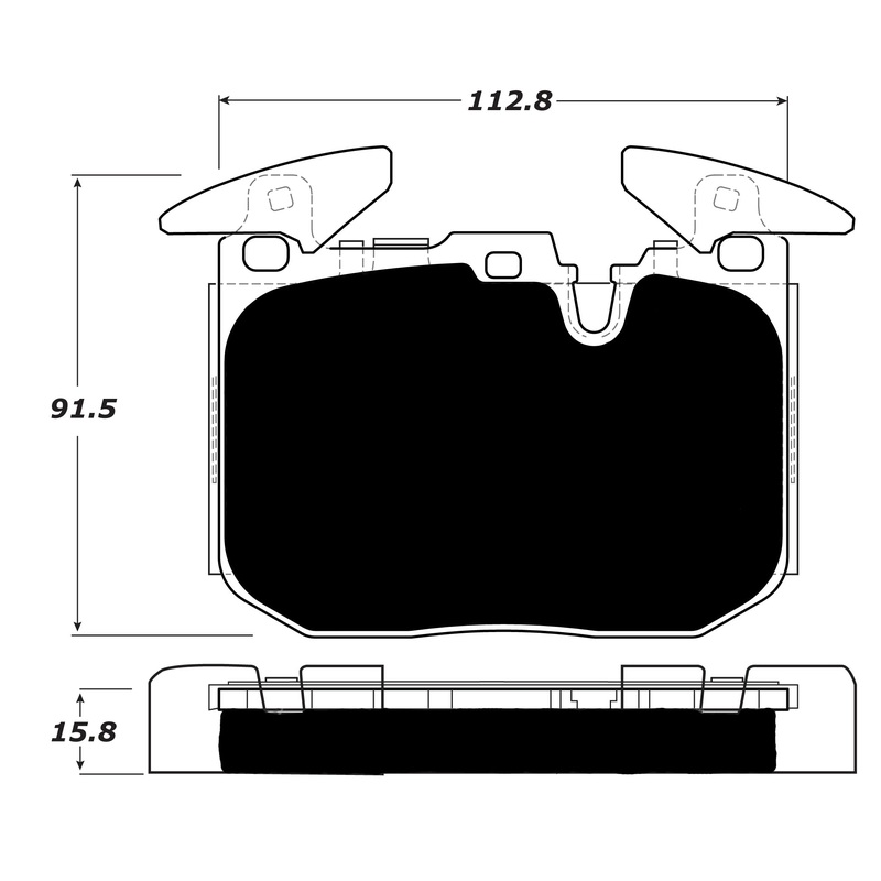 Porterfield Brake Pads for 2016 BMW 320i/320ix –  w/ M Sport Brakes