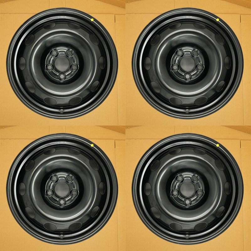For Toyota Corolla OEM Design Steel Wheel 15″ 15X6 2009-2020 Black Set of 4 Replacement Rim