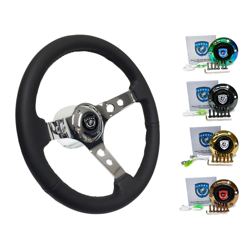 Mazda MX-3 Steering Wheel Kit | Black Leather | ST3095
