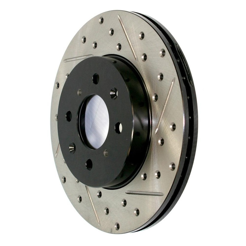 Stoptech Sport Slotted & Drilled Rear Rotor | 2016-2023 Honda Civic Base (127.40089L/R)