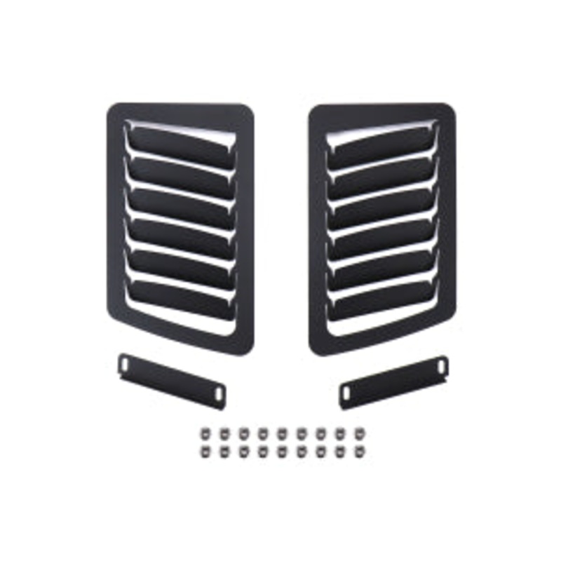 Verus Engineering 13-21 BRZ/FRS/86 Hood Louver Kit, Small Louvers Only, Powder Coated Black | A0055A-BLK