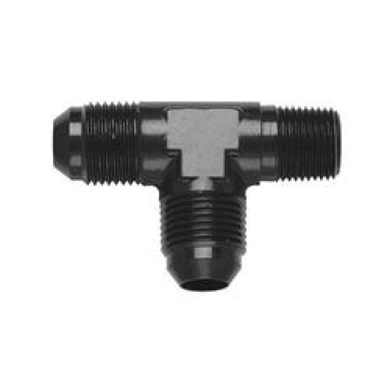 Fragola -6AN Tee 1/4 NPT On The Run – Black