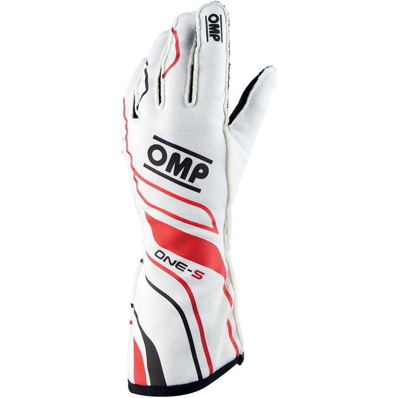 OMP One-S Gloves (FIA 8556-2018) – White | Size XL