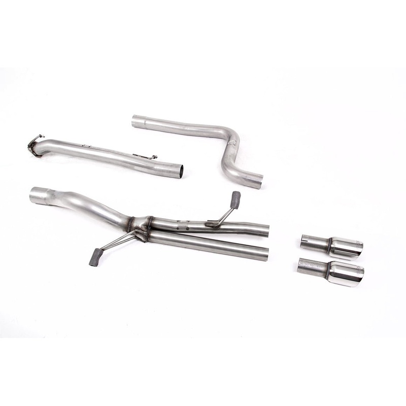 MILLTEK STRAIGHT THROUGH CAT-BACK EXHAUST SYSTEM (FIESTA ST 2014-2019)