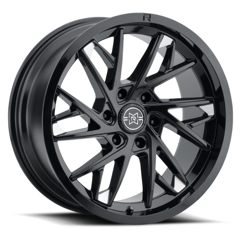 Method Raised MR801 22×9 / 6×5.5 BP / 20mm Offset / 106.25mm Bore – Gloss Black Milled Wheel