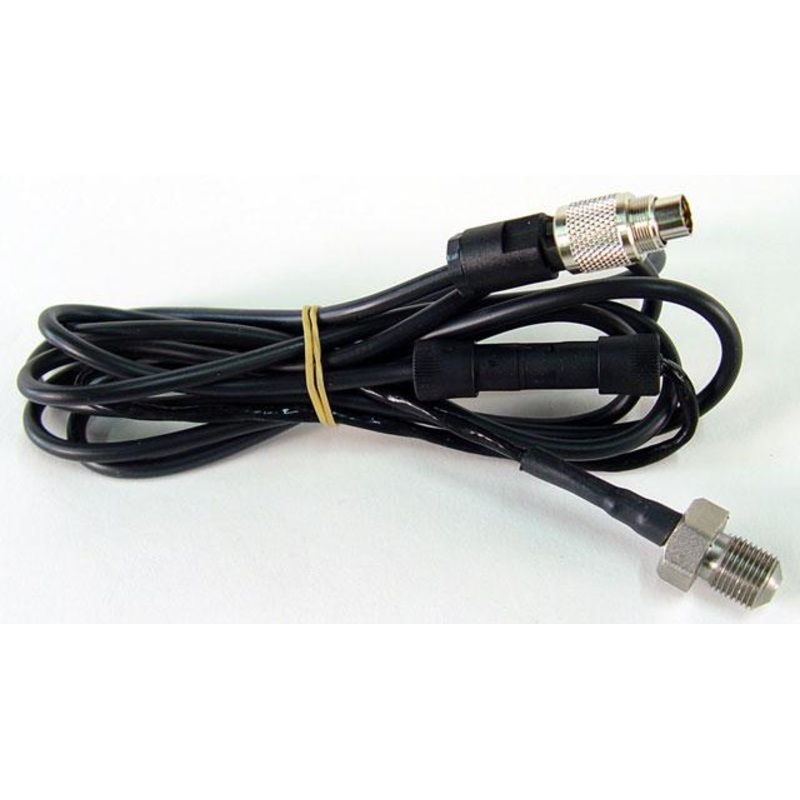 Mychron 4, 5, 6 10mm Water Temp BLACK Sensor with Black Patch Cable, Two Piece
