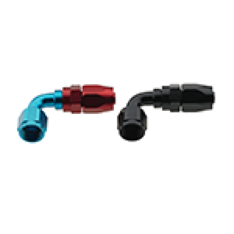 Fragola -10AN x 90 Degree Pro-Flow Hose End – Blue/Red