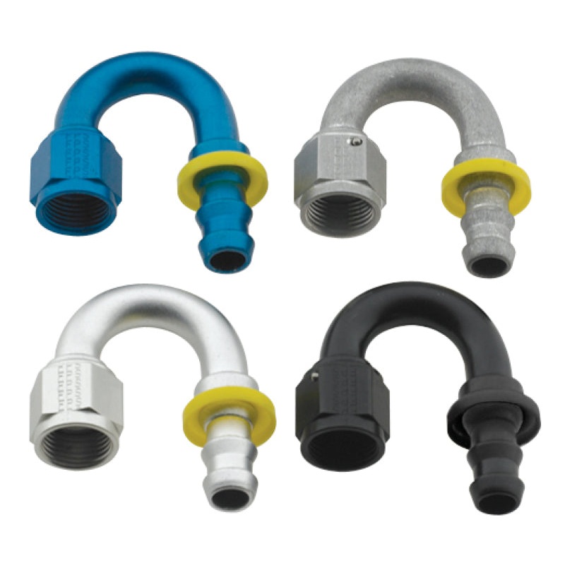 Fragola -6AN Push-Lite End 180 Degree – Blue