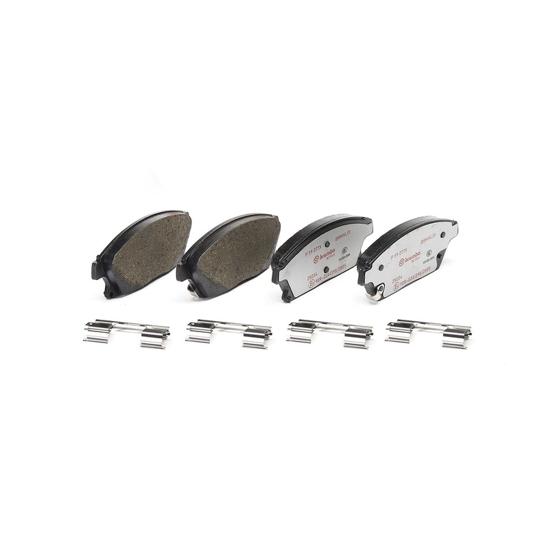 XTRA Low-Met Front Disc Brake Pad Set – P59077X