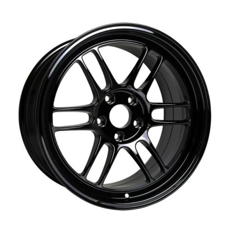 18×9.0 Enkei RPF1, 5×114.3 35mm Offset 73mm Bore Black Wheel