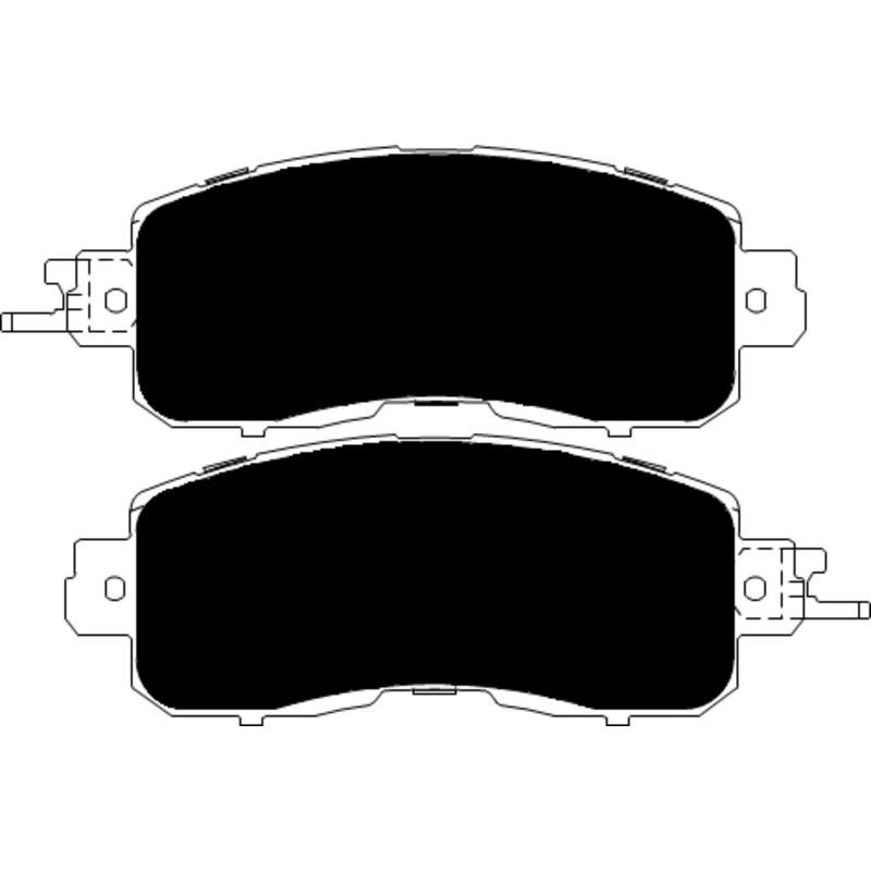 Porterfield Brake Pads for 2017 NISSAN LEAF