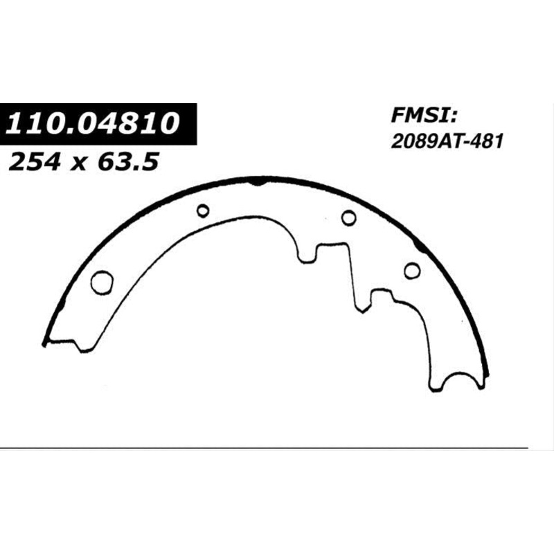 Porterfield Brake Shoes for 1985 LINCOLN TOWN CAR