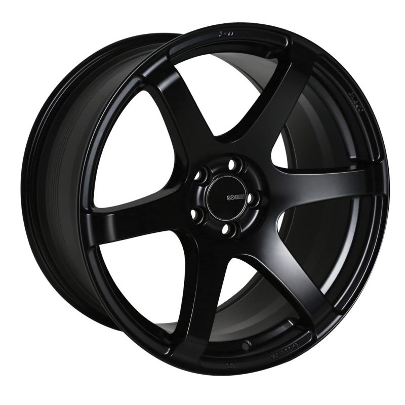Enkei T6S 17×8 35mm Offset 5×114.3 Bolt Pattern 72.6 Bore Matte Black Wheel