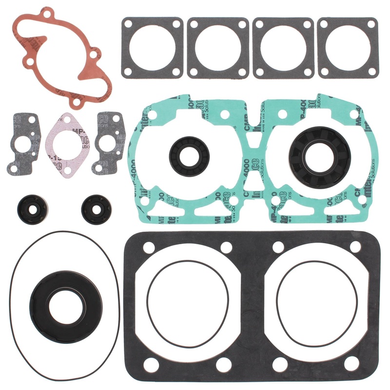 Vertex 711178A Gaskets 1991 Ski-Doo Formula Mach XTC Complete Gasket Kit w/ Oil Seals