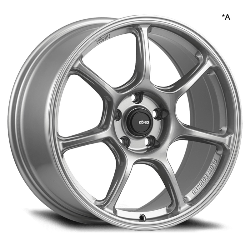 Konig Ultragram 15×7 4×100 ET30 Titanium Metallic Knurled Bead