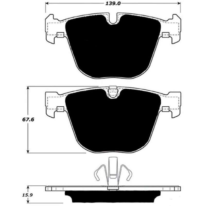 Porterfield Brake Pads for 2010 BMW 545i GT