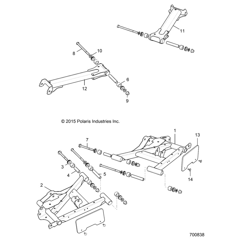 Weld-A-Arm,Rear,Upper,Lh,60,S.Gr by Polaris