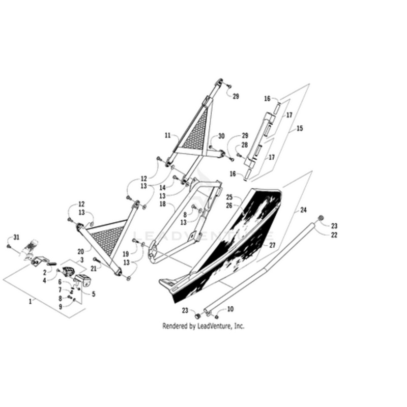 Door Decal – Lower Right by Arctic Cat