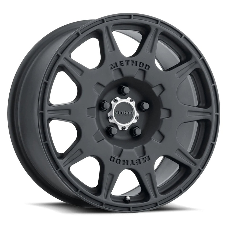Method MR502 RALLY 17×8 +38mm Offset 5×108 63.4mm CB Matte Black Wheel | MR50278049538