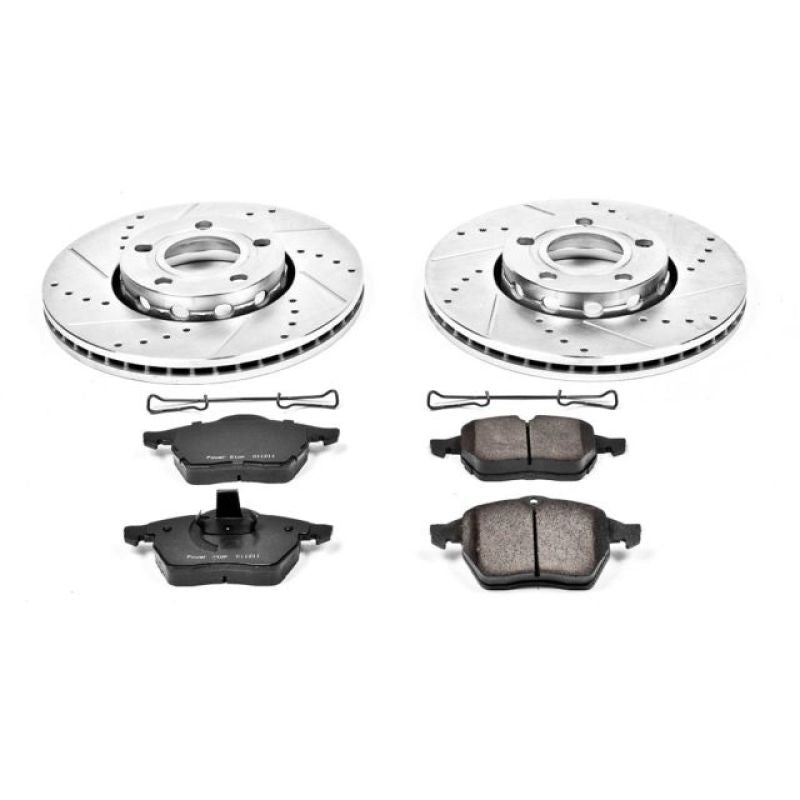PowerStop Power Stop 96-98 Audi A4 Front Z23 Evolution Sport Brake Kit