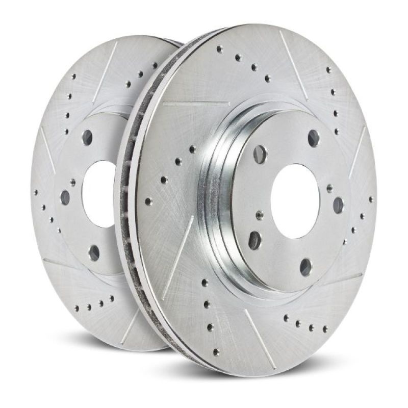 PowerStop Power Stop 05-06 BMW X5 Front Left Evolution Drilled & Slotted Rotor