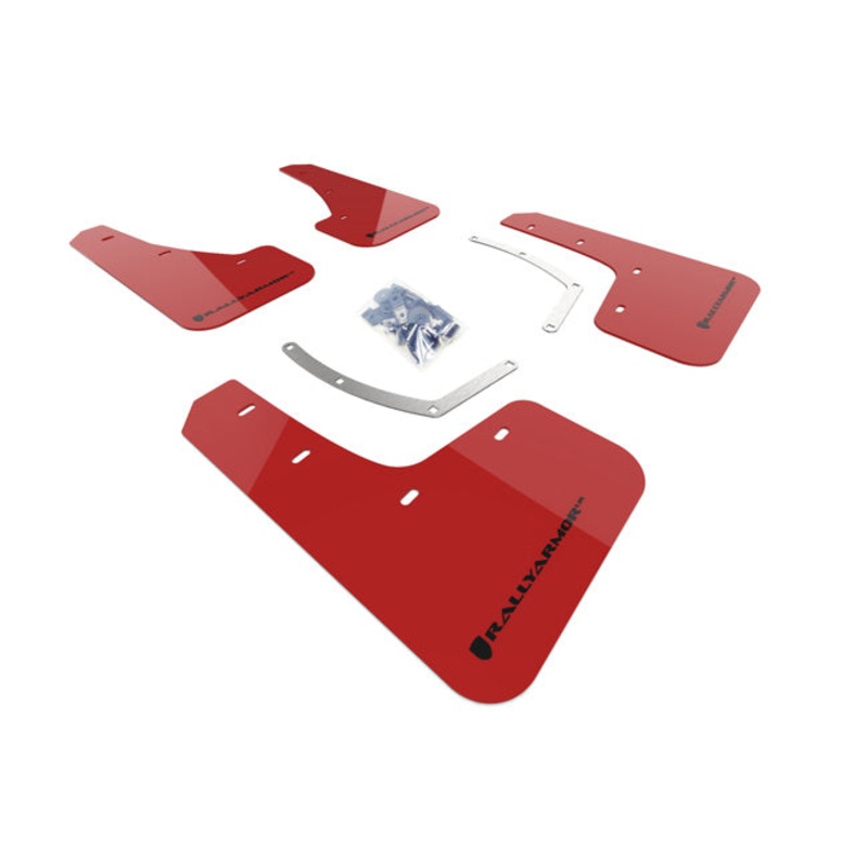 Rally Armor UR Mudflaps Red w/ Black Logo – 2019-2022 Ascent