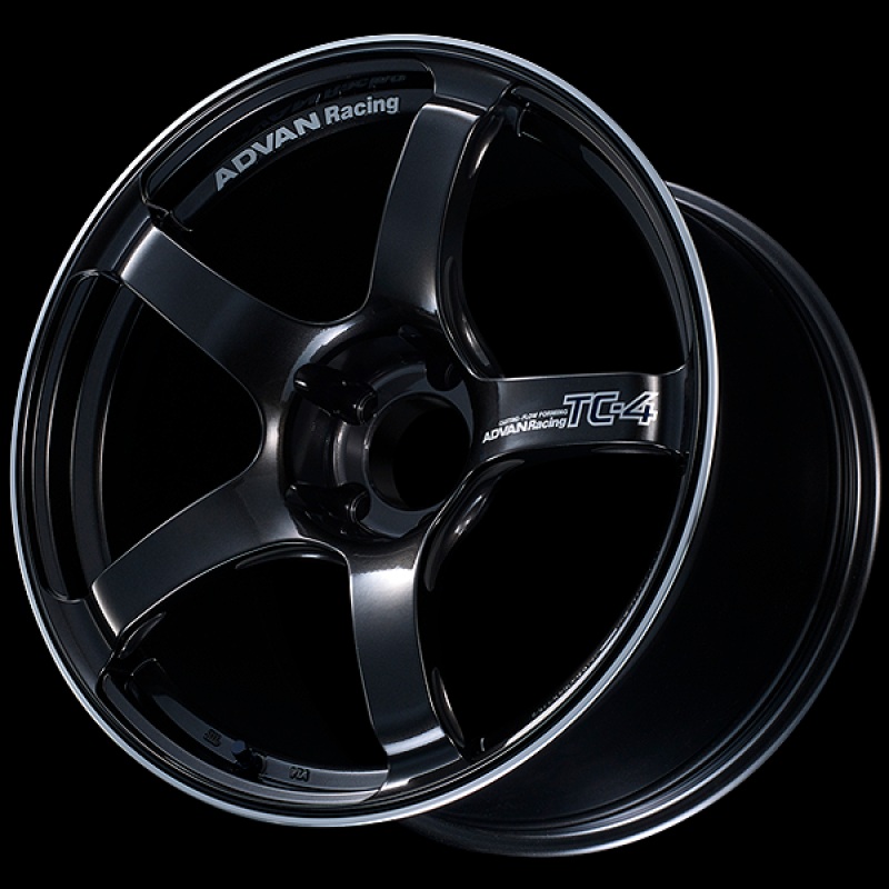 Advan TC4 18×8.5 +45 5-100 Racing Black GunMetallic & Ring Wheel