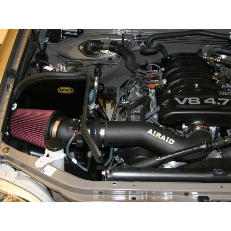 Airaid 03-04 Toyota Tundra 4.7L CAD Intake System w/ Tube (Dry / Red Media)