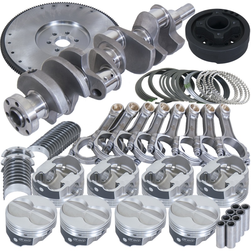 Eagle Ford 302 3.400in Crank 5.400in I-Beam Rods 4.000in Pistons 157 Tooth FW Balanced Assembly