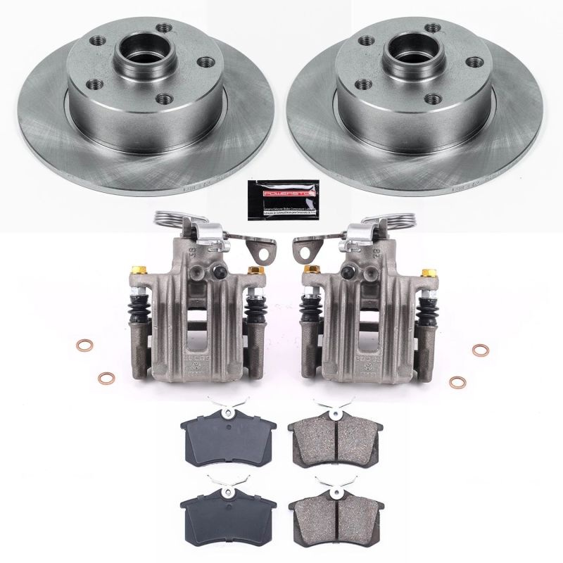 PowerStop Power Stop 97-01 Audi A4 Autospecialty Kit w/ Calipers – Rear