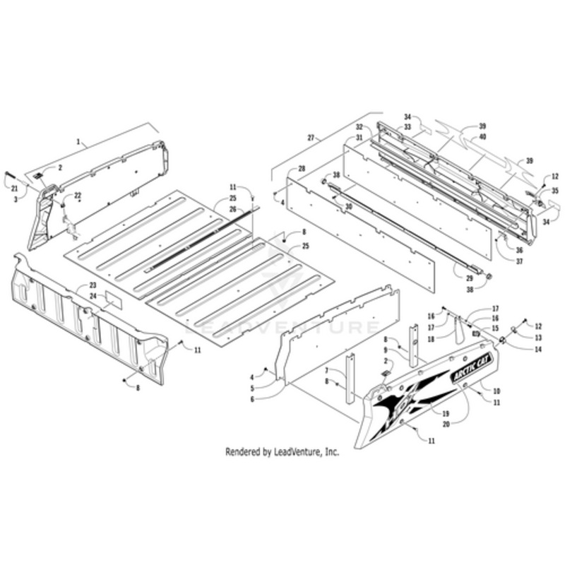 Tailgate Decal – Left by Arctic Cat