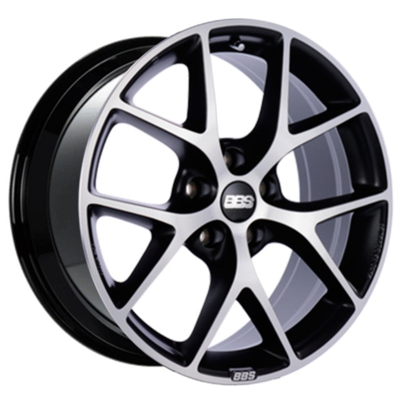BBS SR Wheel – 18×8.0 +48 | 5×100 | Volcano Grey w/ Diamond Cut