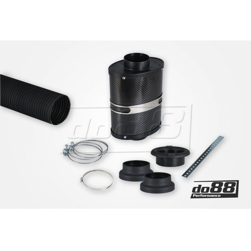 BMC OTA Oval Trumpet Airbox, Carbon fiber, Connection 70mm, Length 254mm