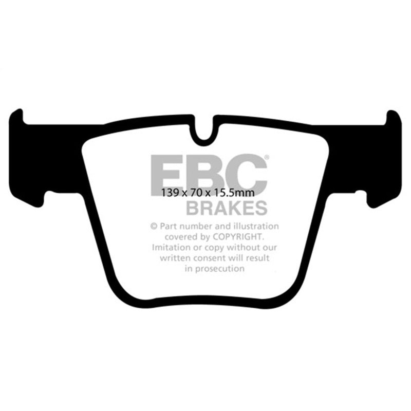 EBC 07-11 Mercedes-Benz CL63 AMG 6.2 Redstuff Front Brake Pads