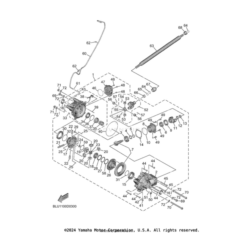 Differential Pinion by Yamaha