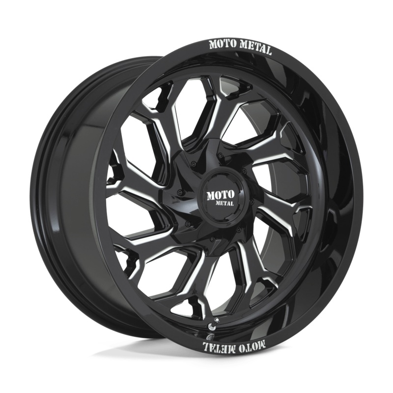 Moto Metal Wheels MO999 20″ 5×127/5×139.7 Gloss Black Milled