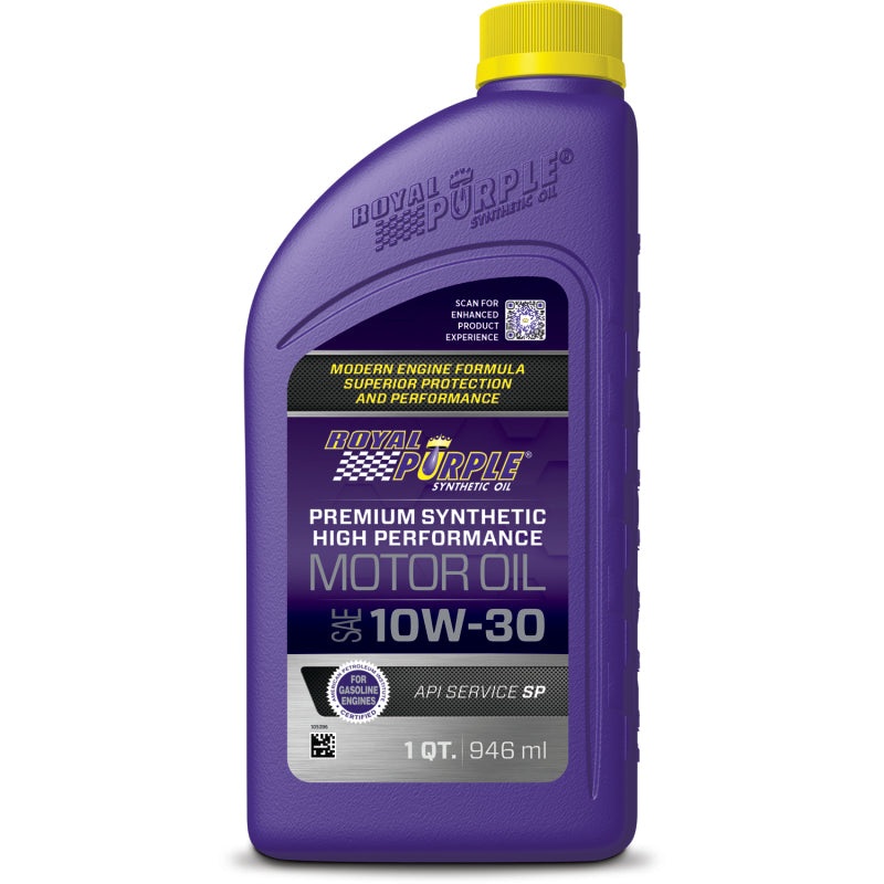Premium Synthetic 10W-30 Motor Oil – 1 Quart (Case of 6) by Royal Purple