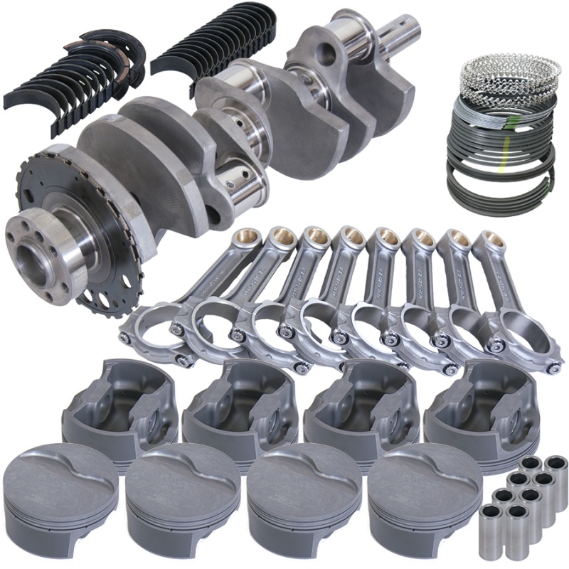 Eagle Chevy LS7 4.000in Crank 24 Tth Rlctor 6.125in I-Beam Rods 4.125in Pistons Rotating Assembly