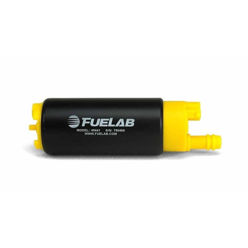 Fuelab 494 High Output In-Tank Electric Fuel Pump – 340 LPH In Offset From Out