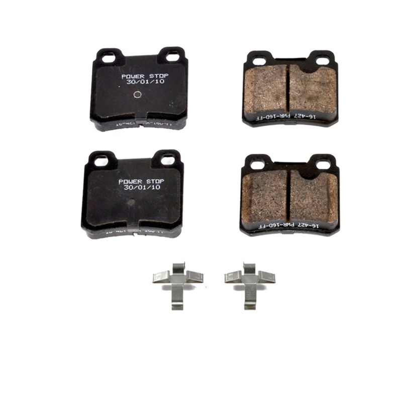 PowerStop Power Stop 94-96 Saab 900 Rear Z17 Evo Ceramic Brake Pad w/Hardware