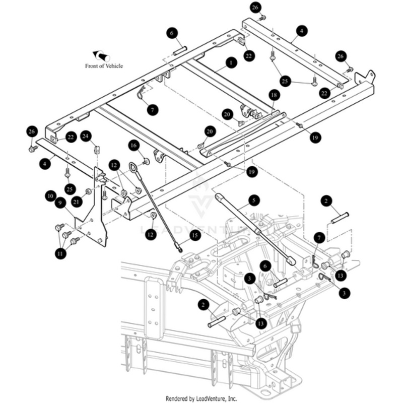 Reinforced Bed Bottom Bracket by Arctic Cat