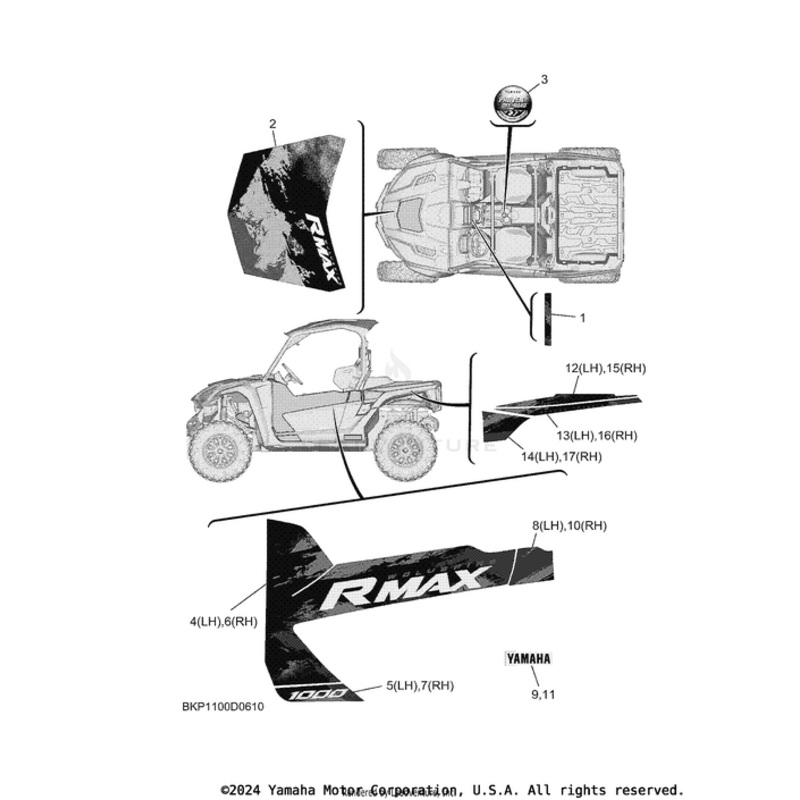 Graphic 1 (LH) by Yamaha