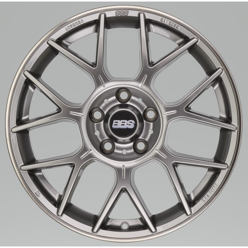 BBS XR 19×8.5 5×112 ET30 Platinum Gloss Wheel -82mm PFS/Clip Required