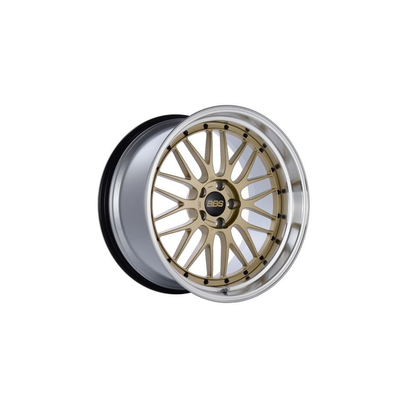 BBS LM 19×11 5×112 ET35 Diamond Gold Center Diamond Cut Lip Wheel 82mm PFS/Clip Required | LM294GPK