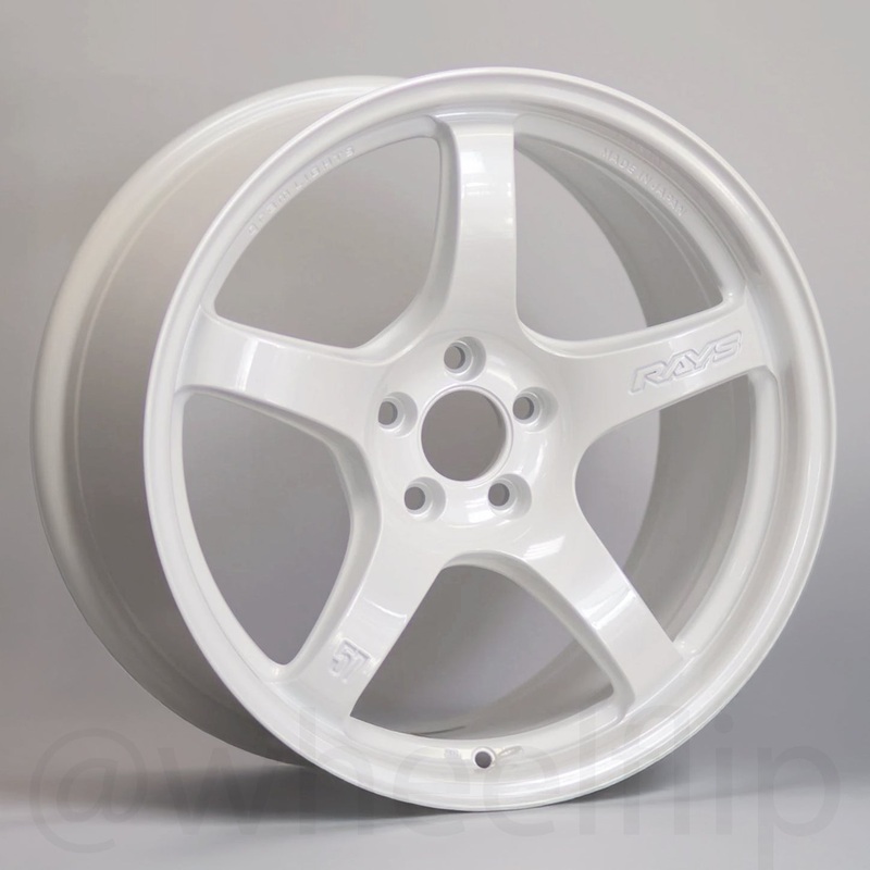 Gram Lights 57CR 17×9 +38 5×100 Ceramic White Pearl (SET)