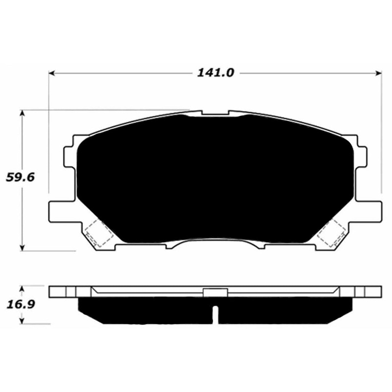 Porterfield Brake Pads for 2009 LEXUS RX 350