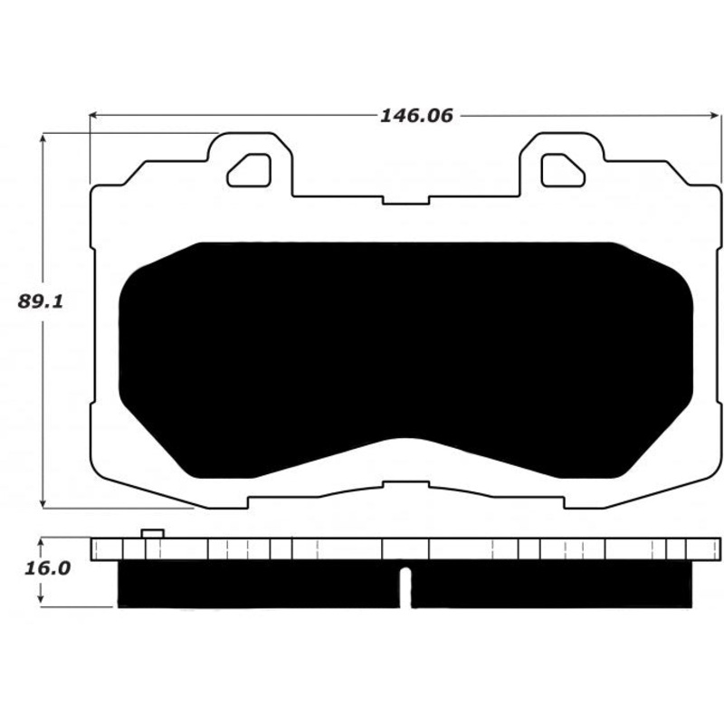 Porterfield Brake Pads for 2016 CHEVROLET COLORADO