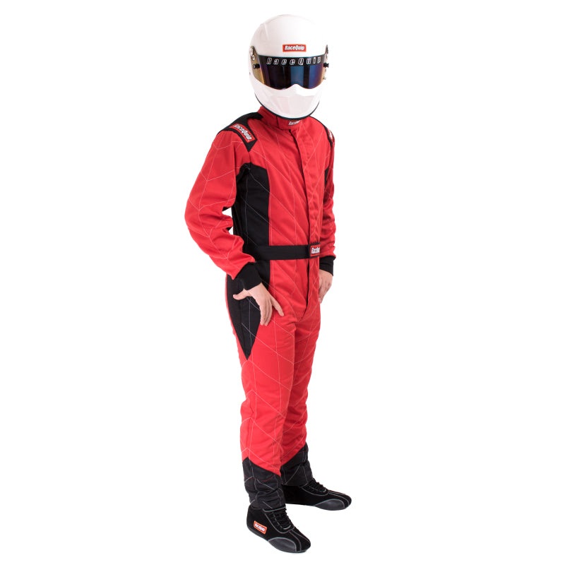 RaceQuip Red Chevron-5 Suit SFI-5 – Small