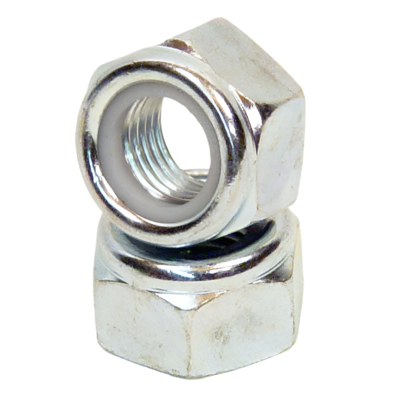Metric 14mm Nylock Lock Nut for 17mm Front Spindle Shafts