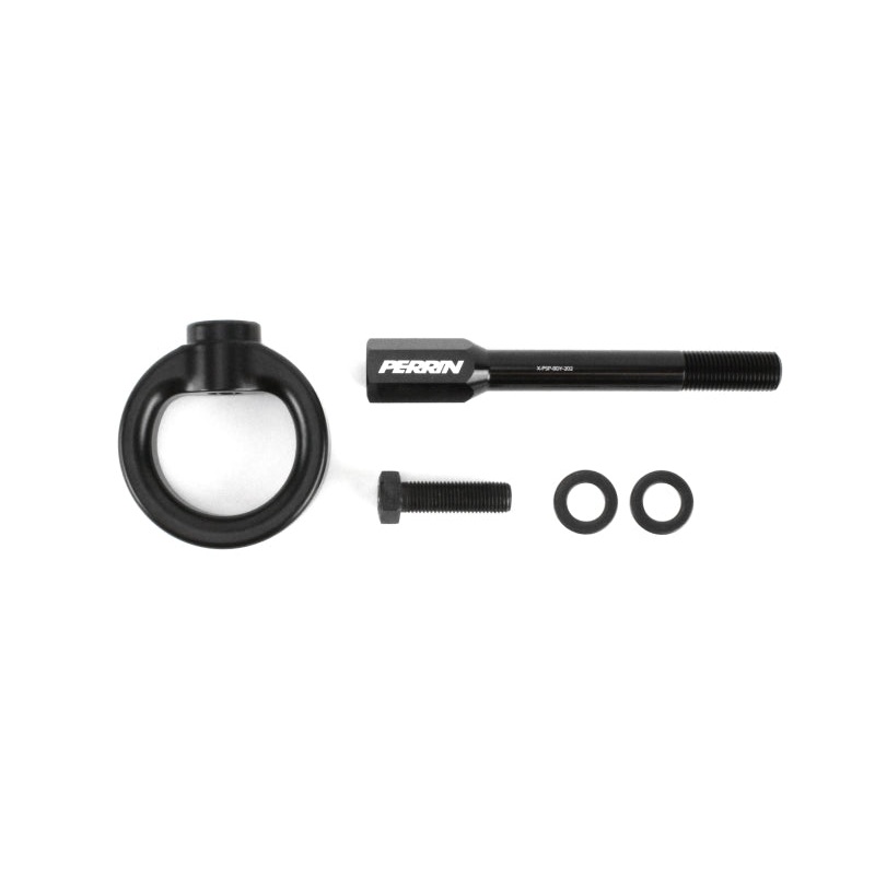 PERRIN 02-07 Subaru WRX/STI Tow Hook Kit (Front) – Flat Black
